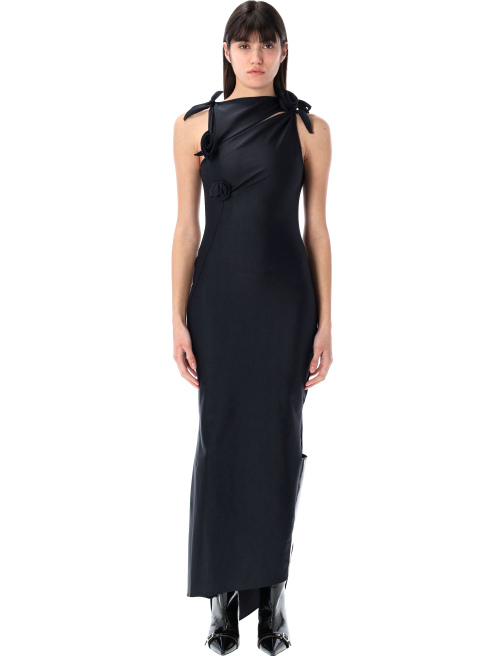Asymmetric Flower Gown - Apparel | Spazio Pritelli