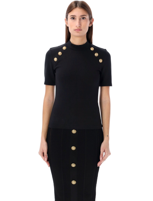 6-button knit t-shirt - T-shirt | Spazio Pritelli