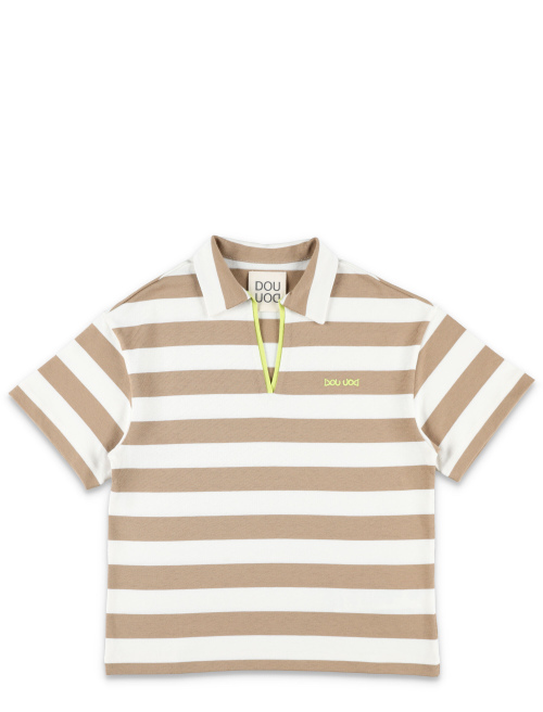 Kid - Striped polo shirt - DOUUOD | Spazio Pritelli