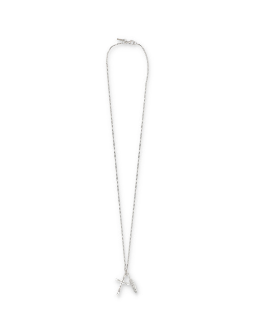Feather and Cross necklace - Necklace | Spazio Pritelli