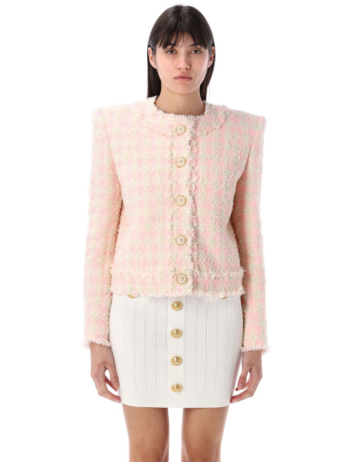 5-button textured tweed jacket - Blazer | Spazio Pritelli
