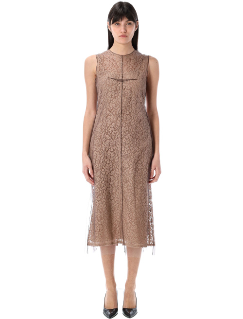 Lace midi dress - FENDI | Spazio Pritelli