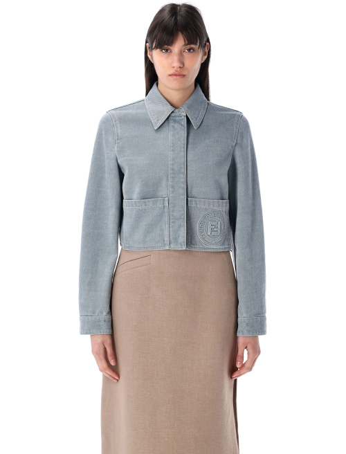 Cropped denim jacket - Outerwear | Spazio Pritelli