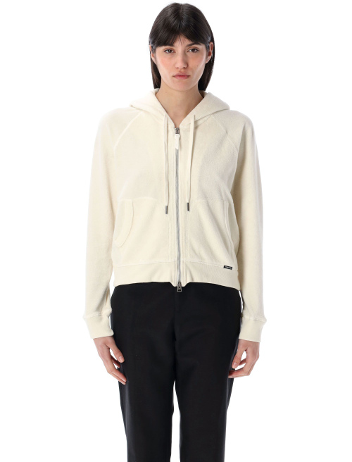 Towelling zip hoodie - Fleece | Spazio Pritelli