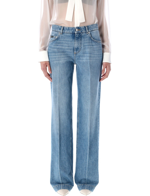 Loose denim jeans - DOLCE&GABBANA | Spazio Pritelli