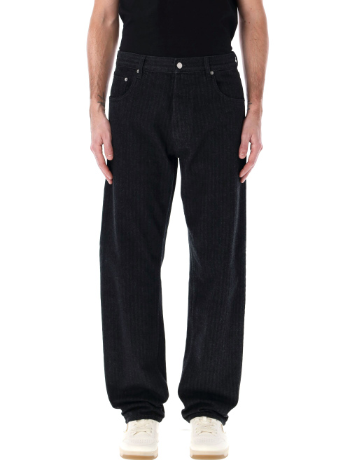 Patterned denim pant - Jeans | Spazio Pritelli