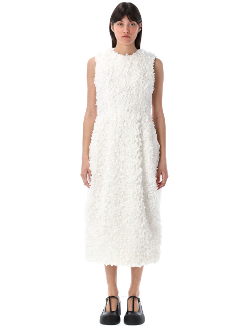 Floral-appliqué midi dress - Sale Women | Spazio Pritelli