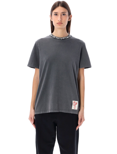 Rhinestones t-shirt - GOLDEN GOOSE | Spazio Pritelli