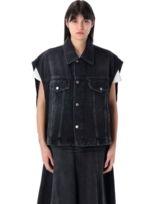 Gail denim vest - Outerwear | Spazio Pritelli