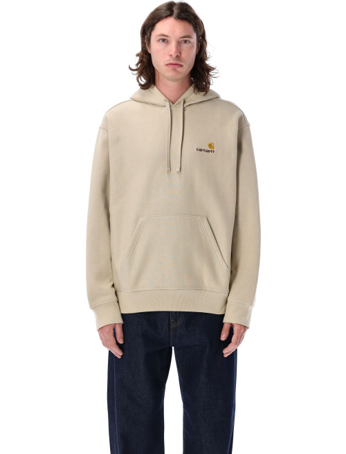 Hooded American script sweatshirt - Fleece | Spazio Pritelli