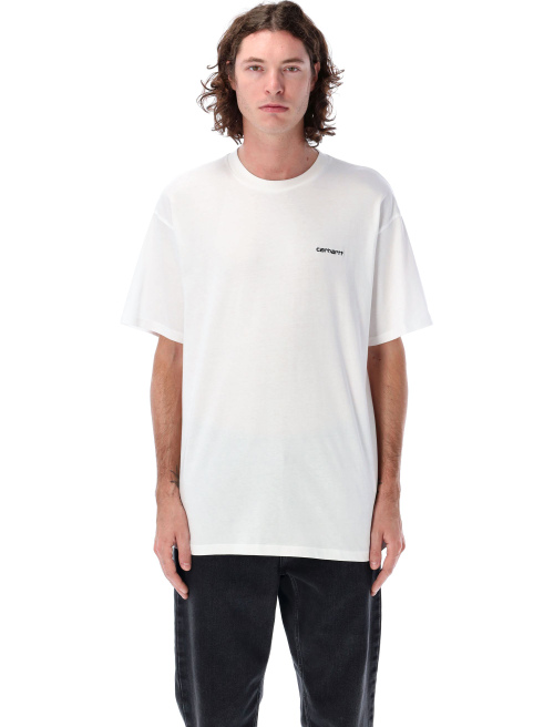 S/S Script embroidery t-shirt - T-shirt | Spazio Pritelli