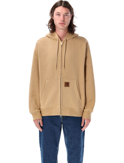 Hooded Eldon sweat jacket - Fleece | Spazio Pritelli