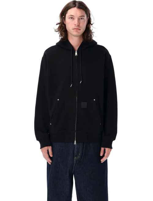 Hooded Eldon sweat jacket - Fleece | Spazio Pritelli