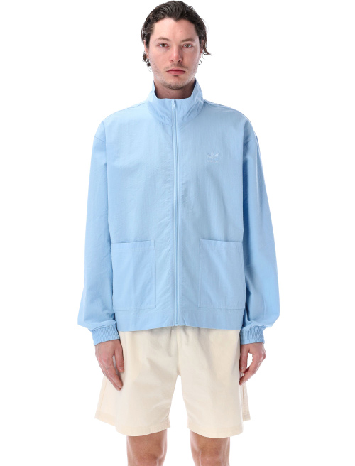Essential Seersucker track top - Fleece | Spazio Pritelli