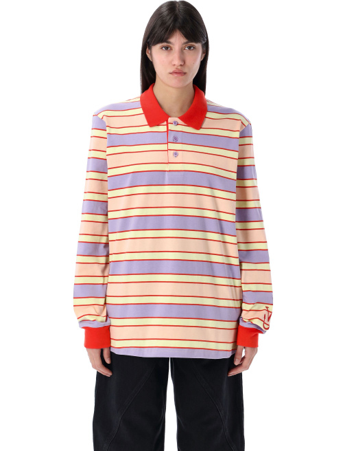 LS STRIPED POLO - Apparel | Spazio Pritelli