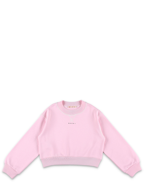 Kid - Cropped logo sweatshirt - Crewneck | Spazio Pritelli