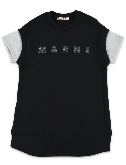 Kid - Crystal logo mini sweatdress - Girl | Spazio Pritelli