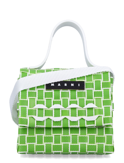 Kid - crossbody woven flap bag - Girl Bag | Spazio Pritelli