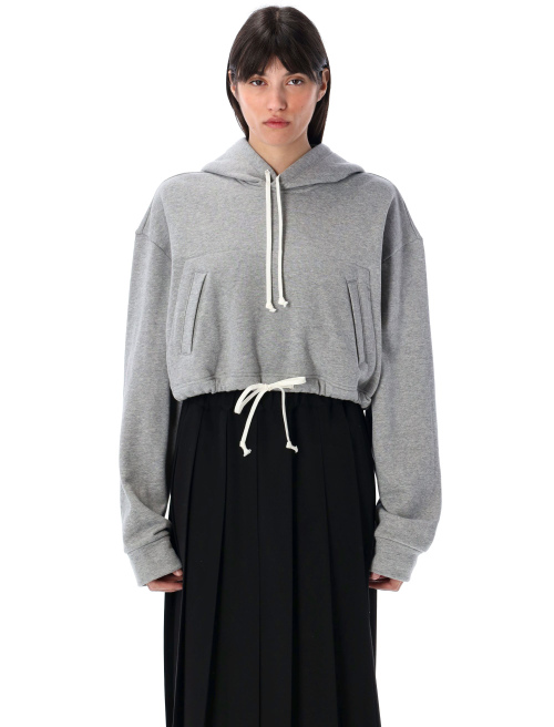 Cropped hoodie - Fleece | Spazio Pritelli
