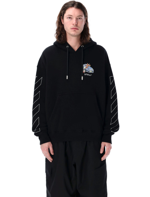 Fresco Arrow hoodie - Fleece | Spazio Pritelli
