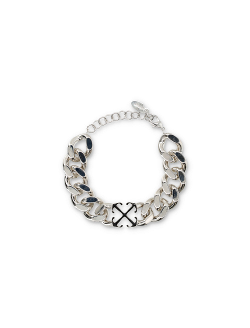 Enamel Arrow chain bracelet - OFF-WHITE | Spazio Pritelli