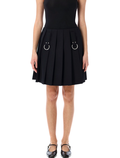Gabardine pleated mini skirt - Skirt | Spazio Pritelli