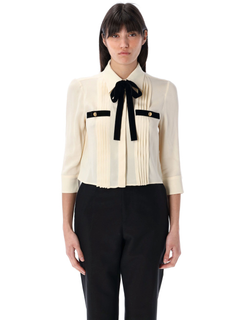 Pleated sablé shirt - Casual shirt | Spazio Pritelli