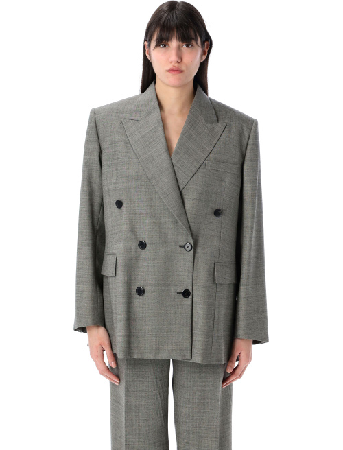 Double-breasted grisaille jacket - Jacket | Spazio Pritelli