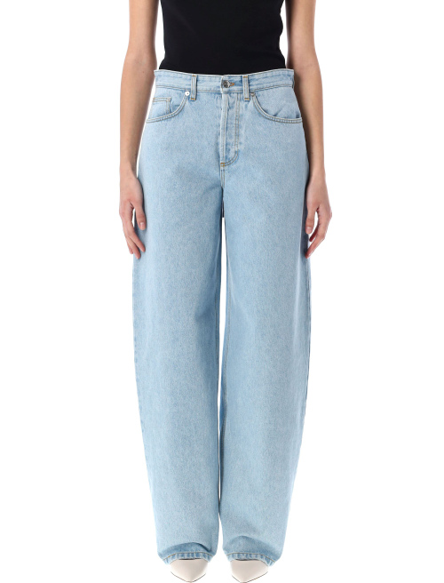Laced-up wide leg jeans - Jeans | Spazio Pritelli