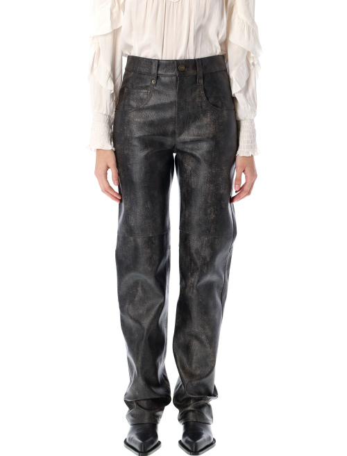 Coralea faux leather pants - Pants | Spazio Pritelli