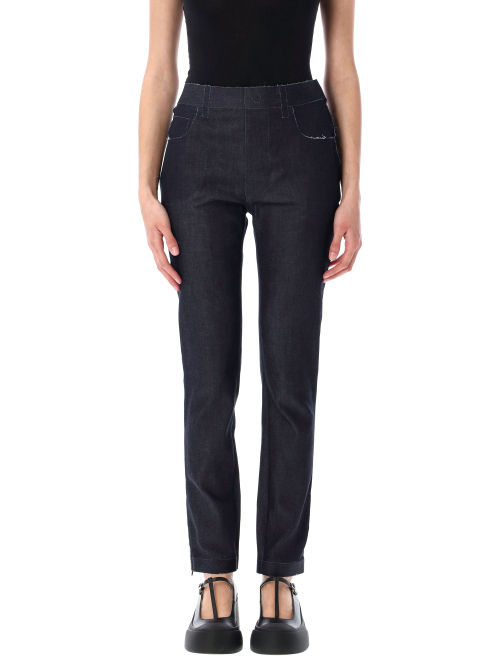 Stretch denim trompe l'oeil trousers - MARNI | Spazio Pritelli