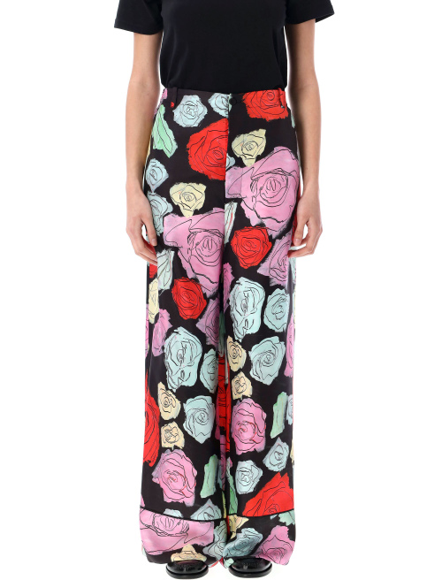Orion print palazzo trousers - Pants | Spazio Pritelli