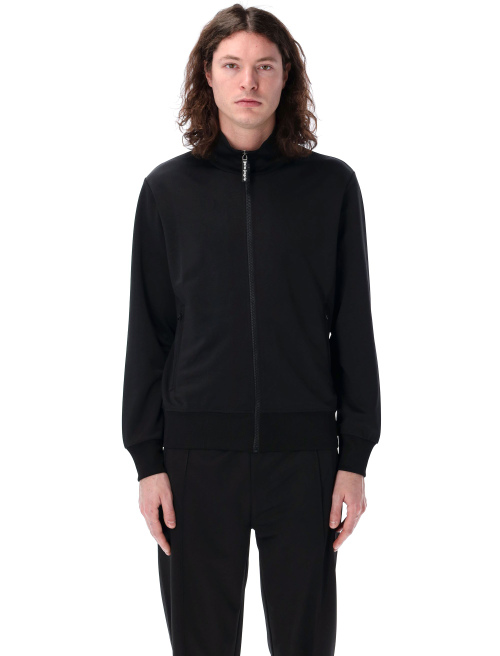 Curved logo track jacket - Fleece | Spazio Pritelli