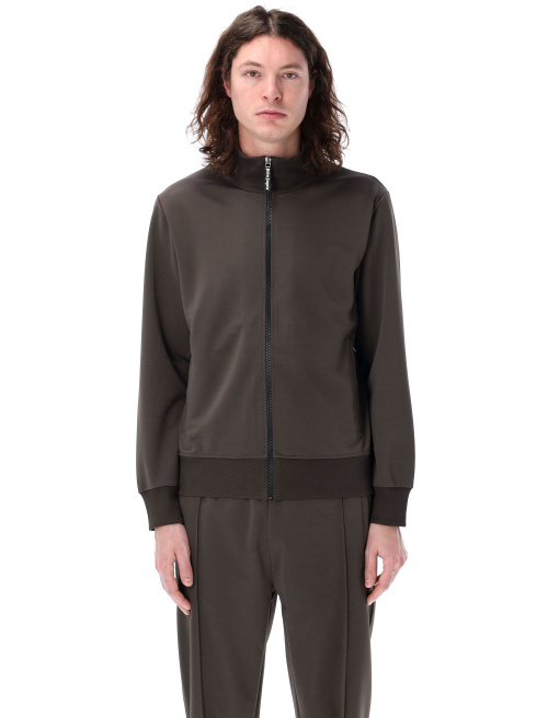 Curved logo track jacket - Fleece | Spazio Pritelli