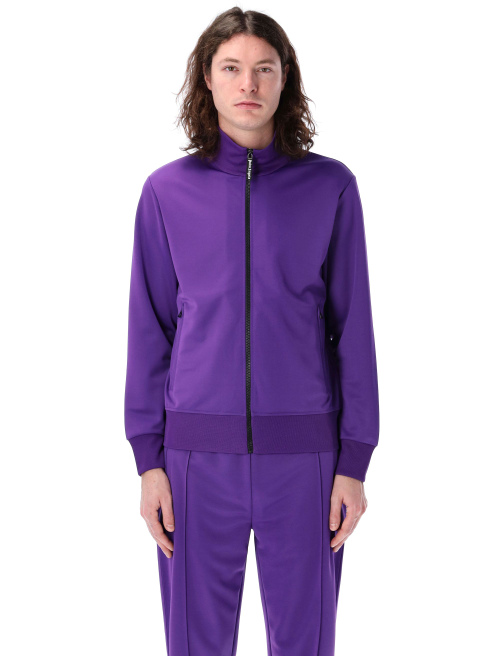 Curved logo track jacket - Fleece | Spazio Pritelli