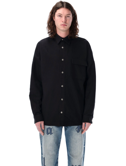 Classic logo overshirt - PALM ANGELS | Spazio Pritelli