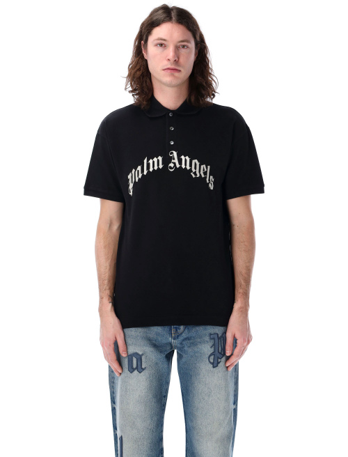 Curved logo polo t-shirt - Polo | Spazio Pritelli