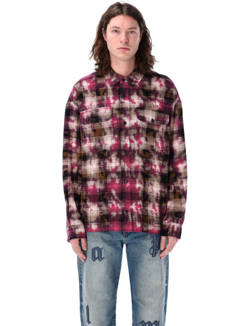 Curved logo check shirt - Shirt | Spazio Pritelli