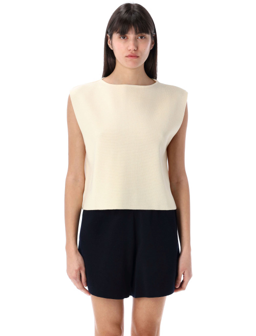 Crop tank. - Knitwear | Spazio Pritelli