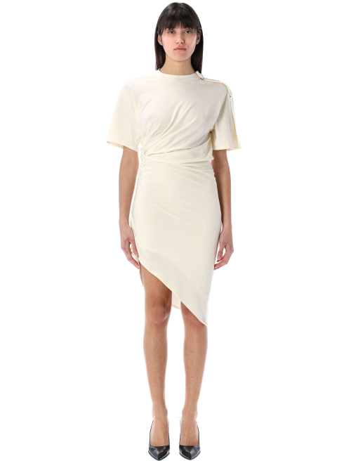 Draped pierced day dress - Dress | Spazio Pritelli