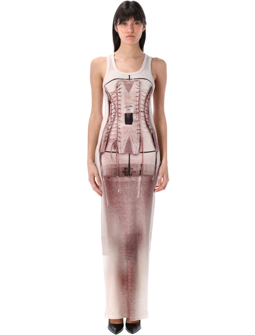 Corset trompe l'oeil knit dress - Dress | Spazio Pritelli