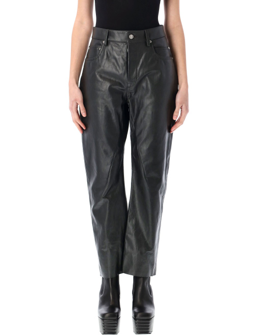 Detroit cut leather pant - Pants | Spazio Pritelli