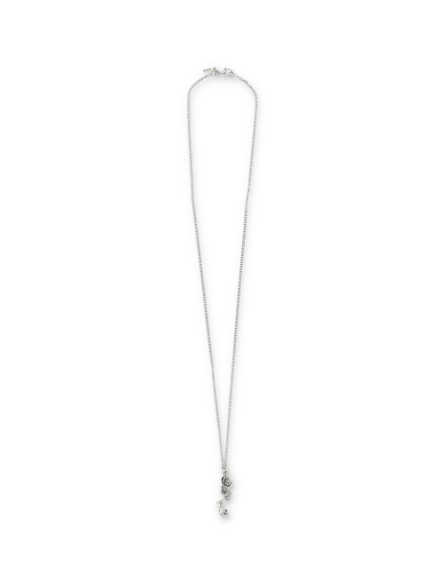 Rose and Skull pendant necklace - Necklace | Spazio Pritelli