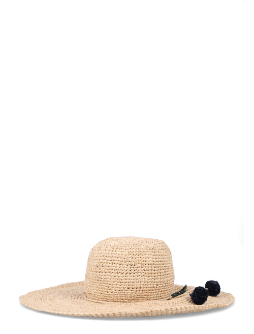 Kid - Raffia summer hat - Girl Accessories | Spazio Pritelli