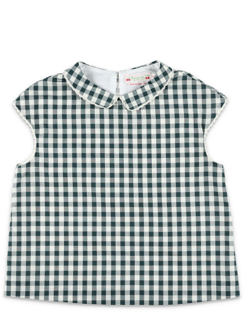 Kid - Elvia checks top - Shirt | Spazio Pritelli