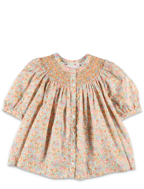 Kid - Elouane smocked blouse - Shirt | Spazio Pritelli