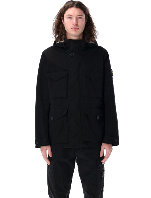 Raso Gommato hooded jacket - Outerwear | Spazio Pritelli