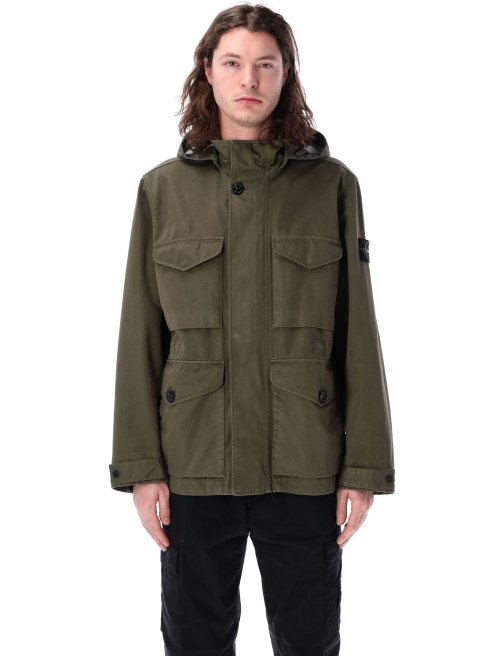 Raso Gommato hooded jacket - Outerwear | Spazio Pritelli