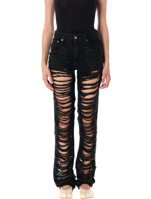 Distressed slim fit jeans - Clothing | Spazio Pritelli
