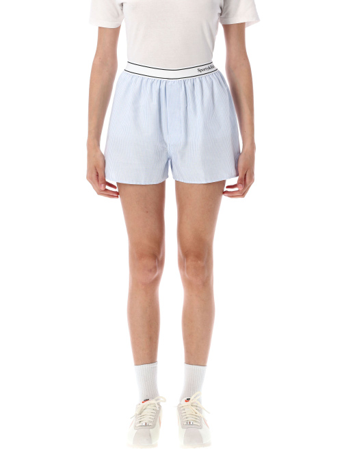 Striped serif logo oxford boxer - Bermuda | Spazio Pritelli